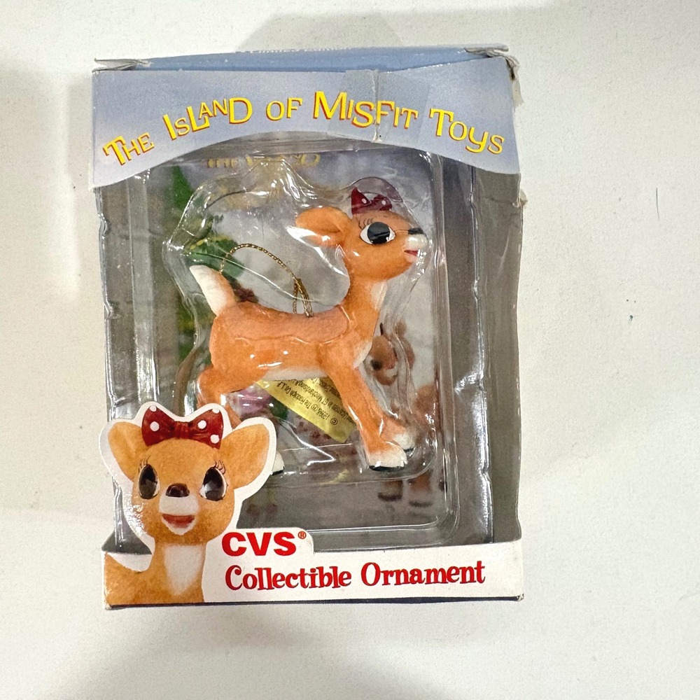 Vintage 1998 CVS Rudolph Island of Misfit Toys Clarice Ornament Enesco NIB